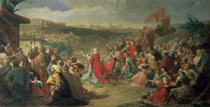 1492年、1890年のグラナダ陥落 作： Carlos Luis Ribera y Fieve